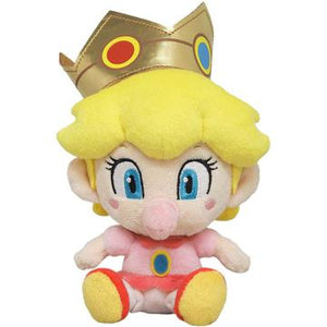 Super Mario All Star Collection Baby Peach 6" Plush