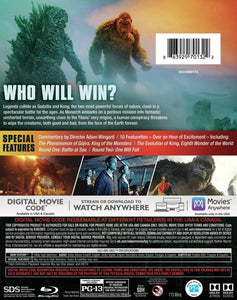 Gozilla vs Kong Blu-ray Used