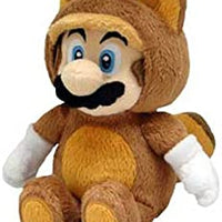 Super Mario All Star Collection Tanooki Raccoon Mario 9" Plush