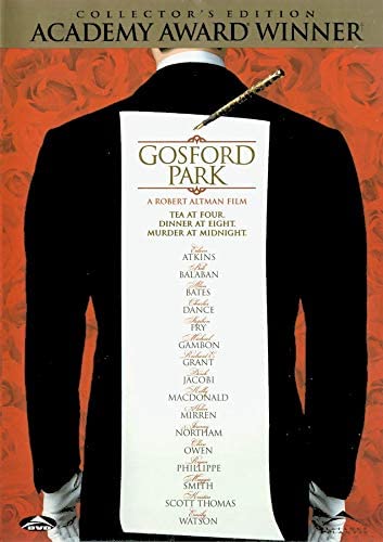 Gosford Park DVD Used