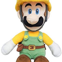 Super Mario Maker 2 Builder Luigi 10" Plush