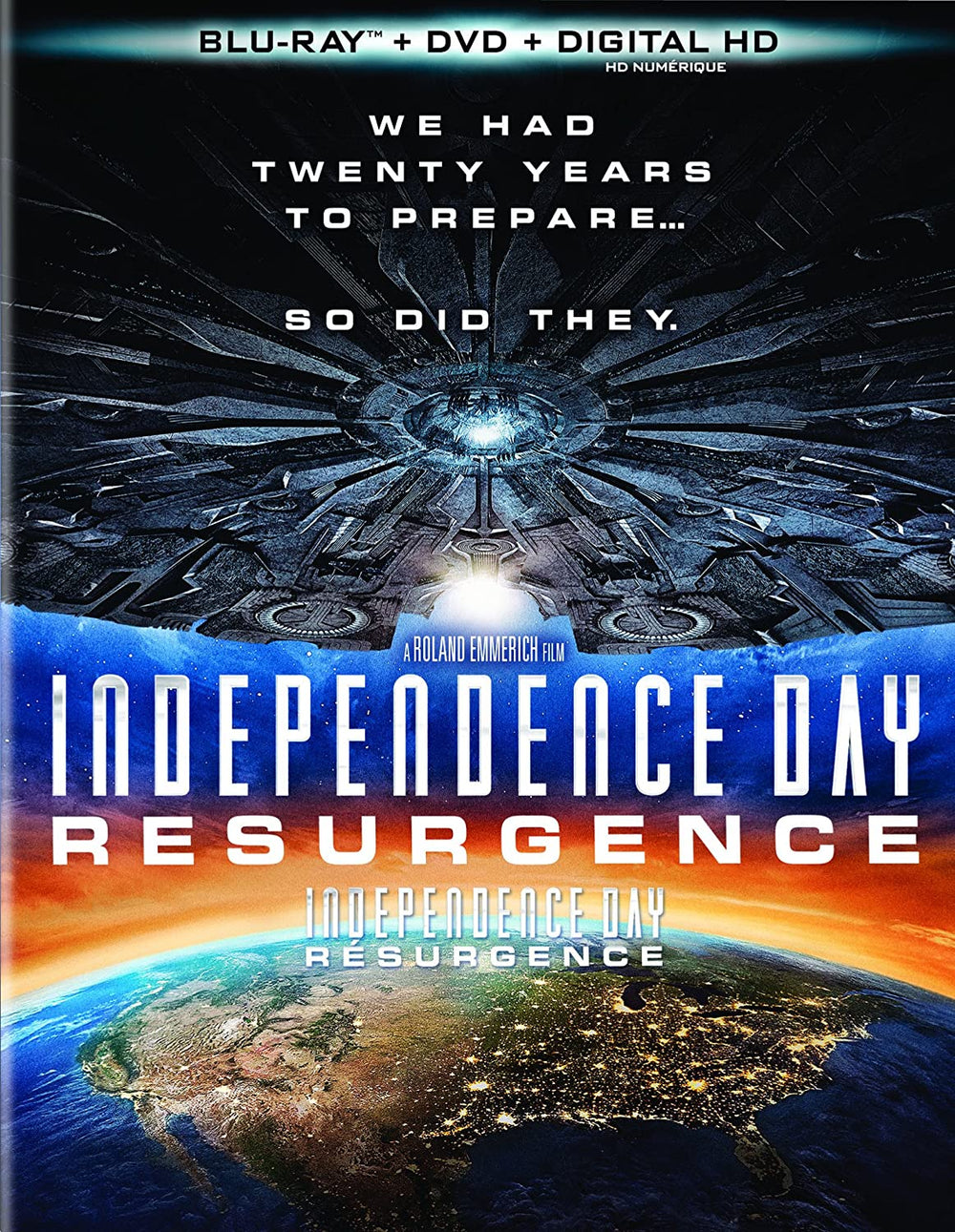 Independence Day Resurgence Blu-ray Used