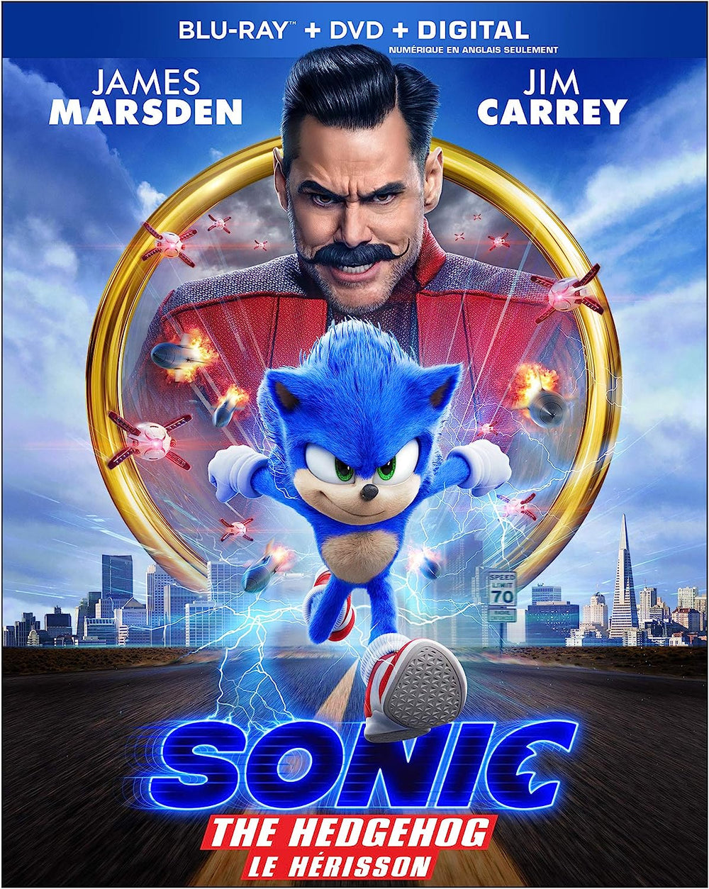 Sonic The Hedgehog Blu-ray Used