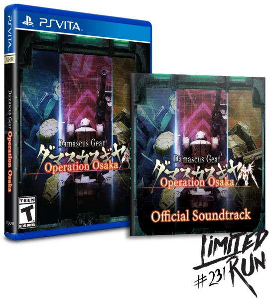 Damascus Gear Operation Osaka Soundtrack Bundle (Limited Run) PS Vita New